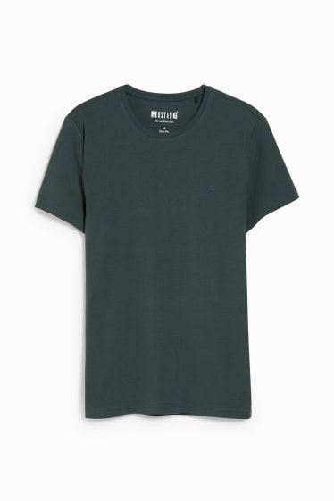Men - MUSTANG - T-shirt - dark green