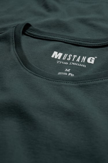 Men - MUSTANG - T-shirt - dark green