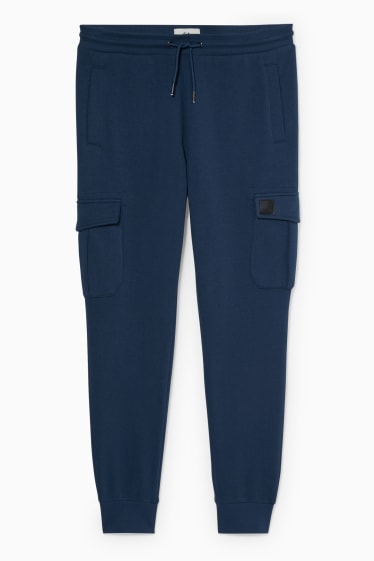 Men - Cargo joggers - dark blue