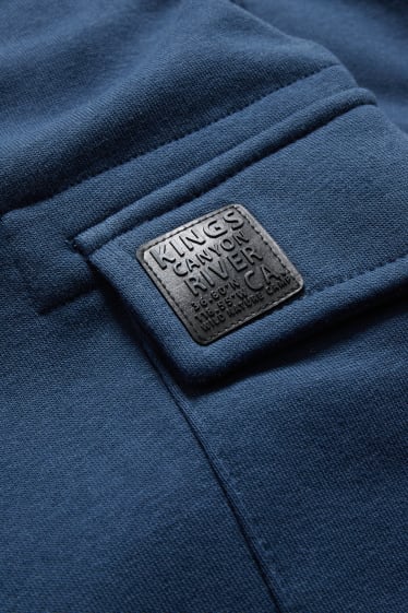 Men - Cargo joggers - dark blue