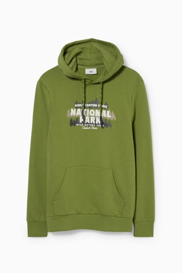 Men - Hoodie  - light green