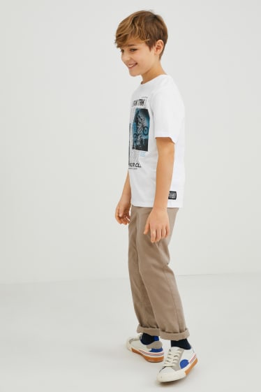 Dětské - Multipack 2 ks - kalhoty chino - slim fit - béžová