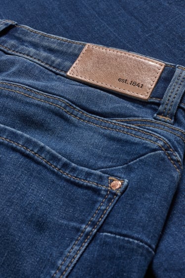 Women - Flared jeans - shaping jeans - high waist - denim-blue