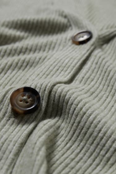 Damen - Strickjacke - hellgrün