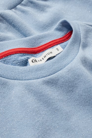 Children - Sweatshirt - shiny - light blue