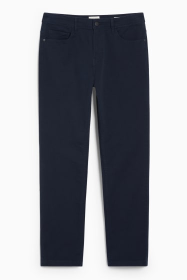 Hommes - Pantalon - regular fit - bleu foncé