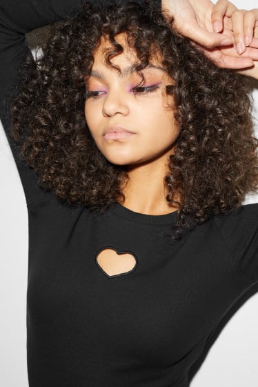 Teens & young adults - CLOCKHOUSE - long sleeve top - black