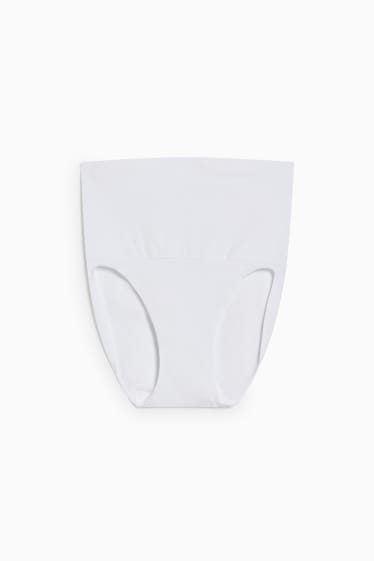 Femmes - Culotte gainante - sans coutures - blanc