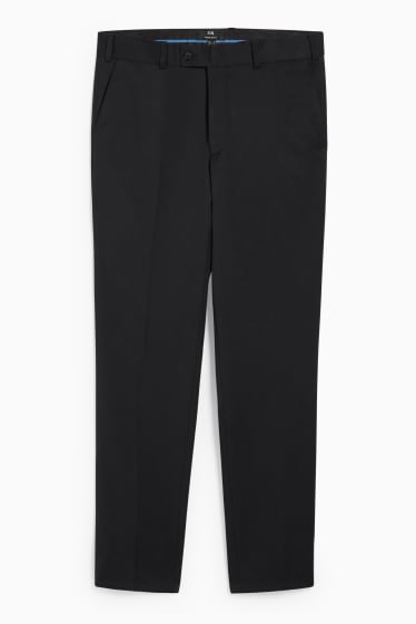 Heren - Pantalon - regular fit - LYCRA® - zwart