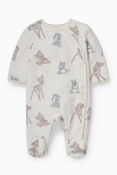 Babies - Bambi - baby sleepsuit - white