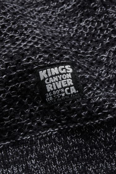 Men - Jumper - gray / black