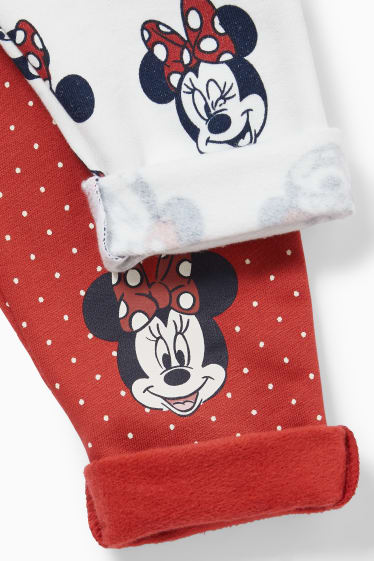 Babies - Multipack of 2 - Minnie Mouse - baby joggers - dark red