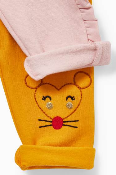 Babies - Multipack of 2 - baby leggings - yellow