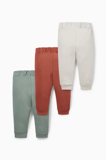 Babies - Multipack of 3 - baby joggers - dark green