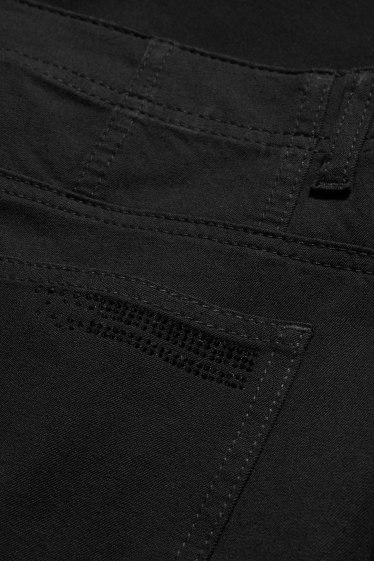 Damen - Hose - Slim Fit - schwarz