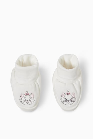 Babies - Aristocats - baby booties - white