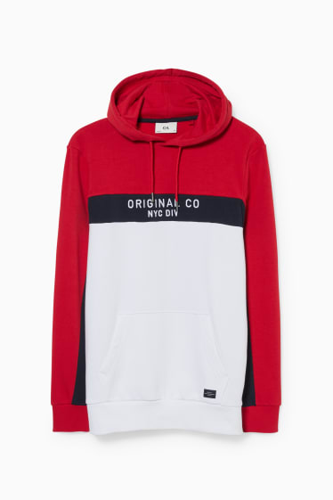 Men - Hoodie  - red