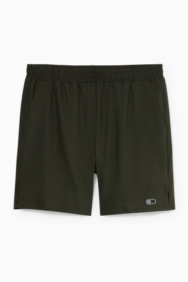 Hommes - Short fonctionnel - vert foncé