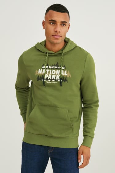 Men - Hoodie  - light green