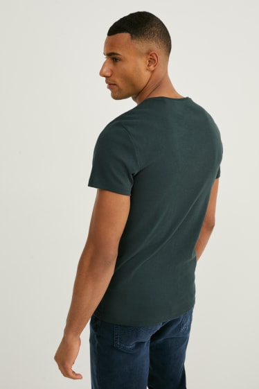 Men - MUSTANG - T-shirt - dark green