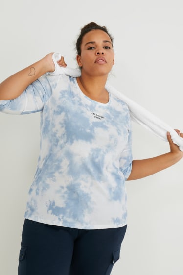Mujer - Camiseta de manga larga  - azul claro