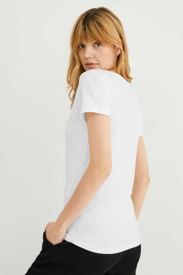 Femei - Multipack 3 buc. - tricou Basic - alb