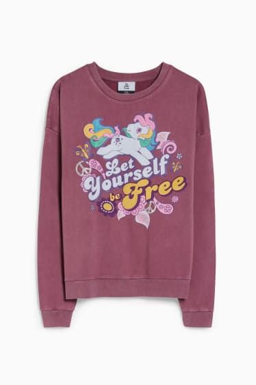 Teens & young adults - CLOCKHOUSE - sweatshirt - My Little Pony - dark rose