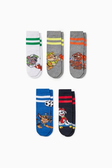 Children - Multipack of 5 - PAW Patrol - socks - light gray-melange