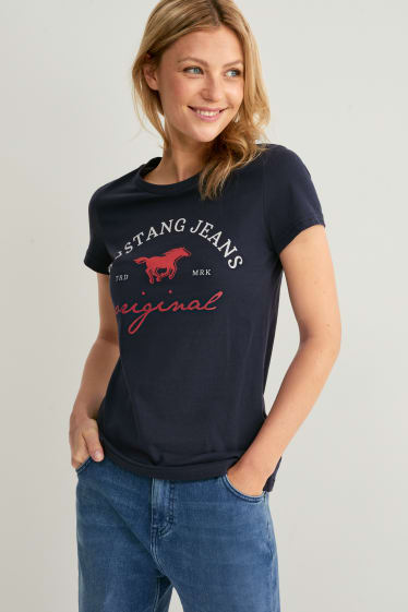 Women - MUSTANG - T-shirt - dark blue