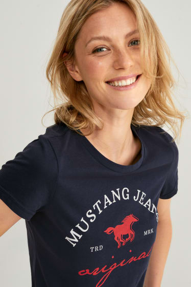 Women - MUSTANG - T-shirt - dark blue