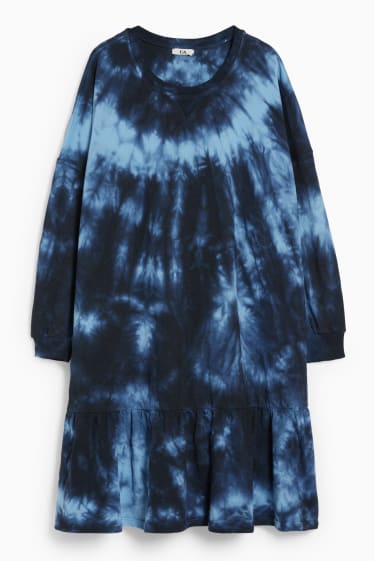 Women - Sweatshirt dress - dark blue