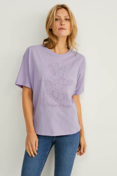 Donna - T-shirt - Minnie - viola chiaro