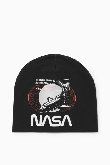 Dzieci - NASA - czapka - czarny
