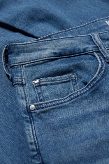 Kobiety - MUSTANG - slim jeans - wysoki stan - Rebecca - dżins-niebieski