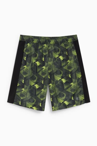 Men - Active shorts  - dark green / black