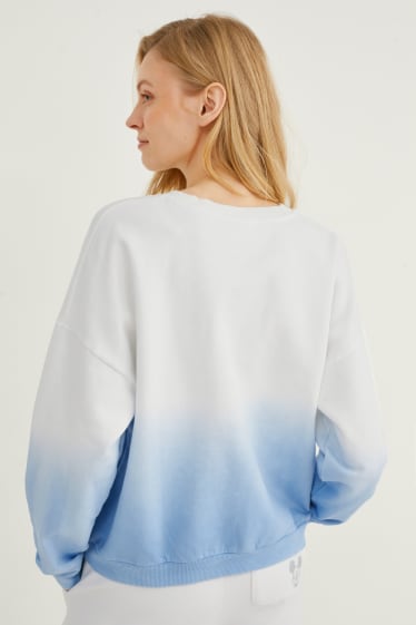 Women - Sweatshirt - shiny - Mickey Mouse - white