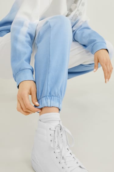 Women - Joggers - shiny - Mickey Mouse - white
