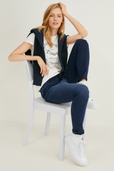 Women - MUSTANG - slim jeans - high waist - Mia - denim-blue