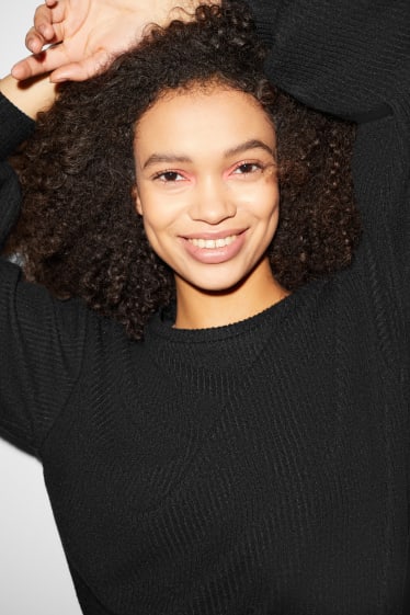 Teens & young adults - CLOCKHOUSE - knitted dress - black