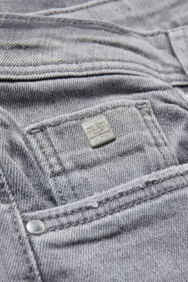 Women - Skinny jeans - high waist  - denim-light gray