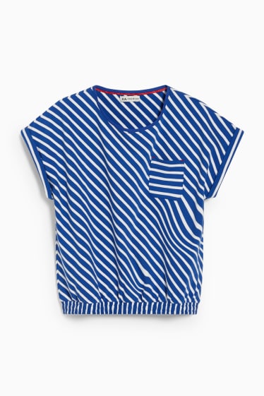 Bambini - T-shirt - a righe - blu / bianco