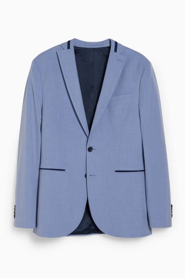 Hommes - Veste de costume - coupe slim - Flex - LYCRA® - bleu