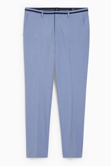 Hommes - Pantalon de costume - coupe slim - Flex - LYCRA® - bleu