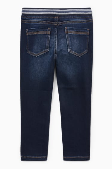 Dzieci - Slim jeans - jog denim - dżins-ciemnoniebieski