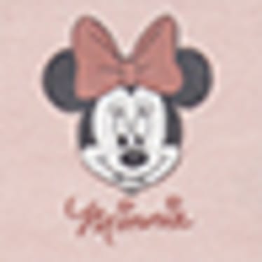 Miminka - Minnie Mouse - souprava - čepice a trojúhelníkový šátek pro miminka - 2dílná - růžová