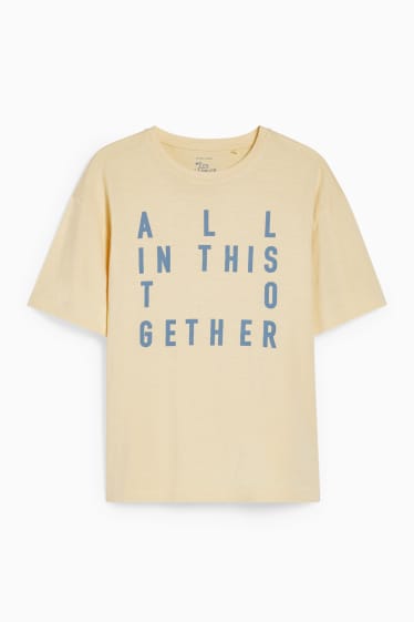 Enfants garçons - T-shirt - genderneutral - jaune clair