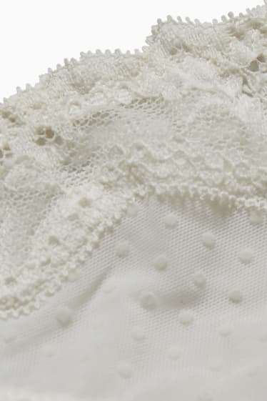 Donna - Confezione da 2 - perizoma - bianco crema