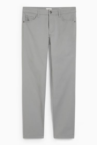 Uomo - Pantaloni - slim fit - grigio chiaro