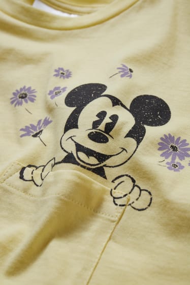 Dámské - Tričko - Mickey Mouse - světle žlutá