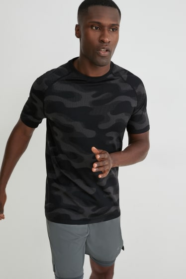 Men - Active T-shirt  - black